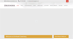 Desktop Screenshot of cederberg-accommodation.co.za